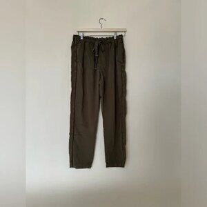 Xirena 100% Cotton Drawstring Olive Pants